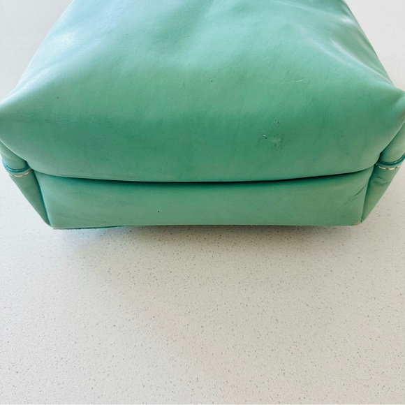 EUC Portland Leather Goods Mint Mini Crossbody Tote - Picture 3 of 7